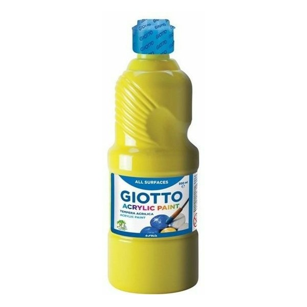 TEMPERA ACRILICA GIALLO GIALLA 500 ML