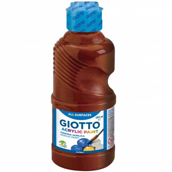 TEMPERA ACRILICA MARRONE GIOTTO 250 ML