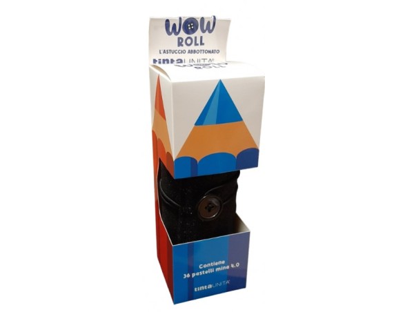 ASTUCCIO ROTOLO WOW ROLL TINTA UNITA ART POOL OVER - NERO GLITTER