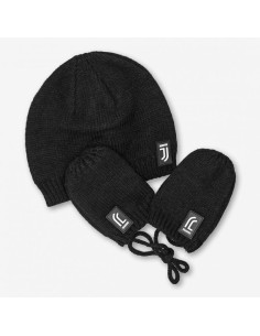 SET BERRETTO E GUANTI MOFFOLE BABY BAMBINO JUVENTUS 6-12...