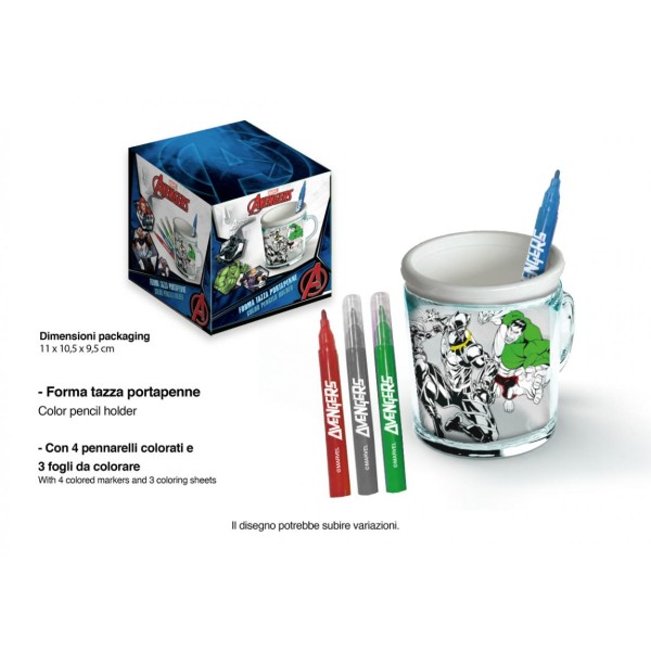 Marvel Avengers - Tazza avengers portapenne in...