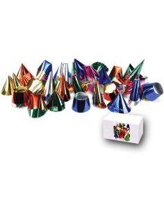 Cappellini mignon metallizzati cotillon Capodanno C.U.
