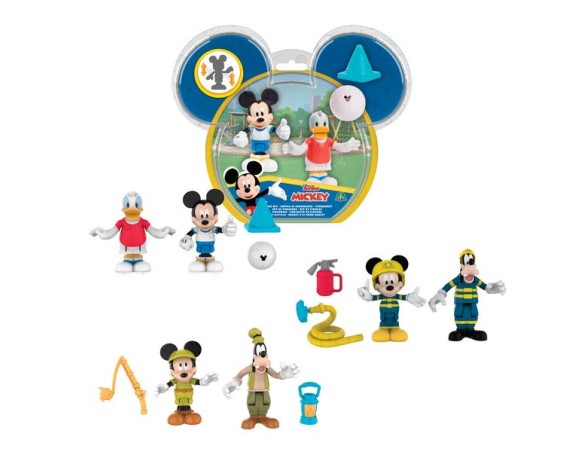 GIOCHI PREZIOSI MICKEY COPPIA PERSONAGGI topolino CM 7,5 ASS MCC04110