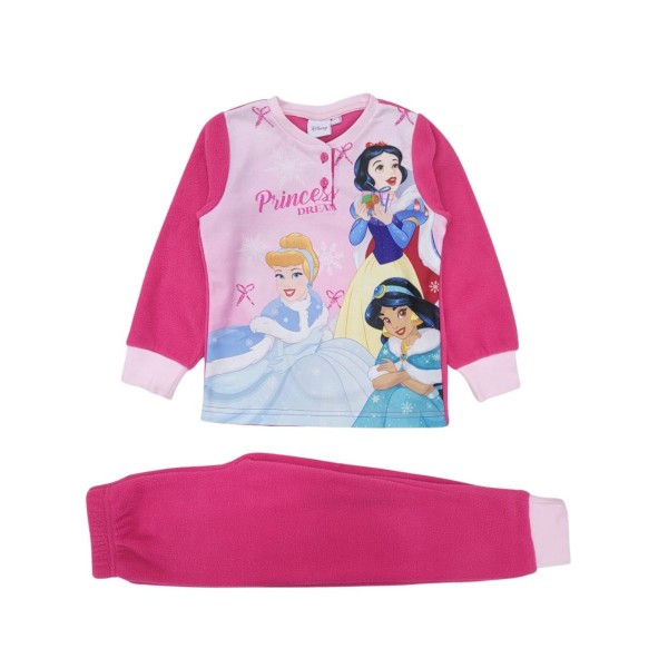 Pigiama In Pile Principesse princess bambina invernale 2065