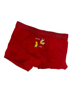 BOXER CAPODANNO RAGAZZO ns124 ROSSO PORPORA " STREAP TEASE "