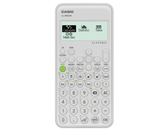 CASIO - Calcolatrice scientifica casio bianca fx-350cw - FX-350CW-W-ET-V