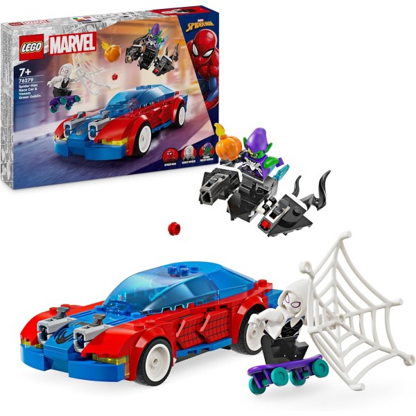 LEGO Marvel Auto da Corsa di Spider-Man e Venom...