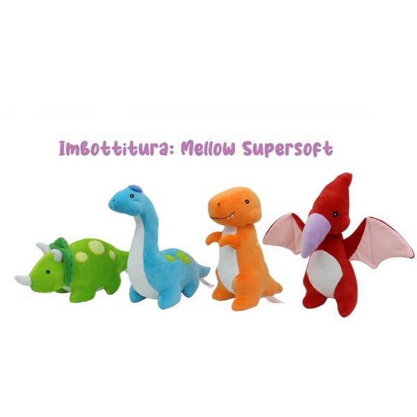 Dinosauri | PELUCHE MELLOW SUPERSOFT DINOSAURO...