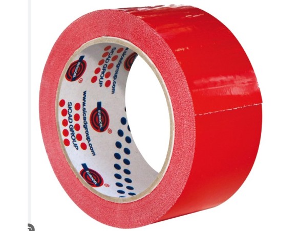 EUROCEL - Nastro adesivo 50mm x 66m Rosso pp36nn