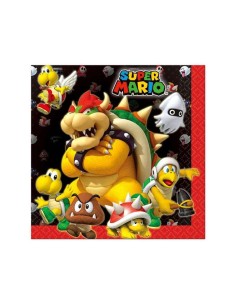 Tovagliolo tovaglioli Super Mario 20pz festivo compleanno...