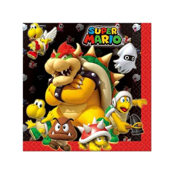 Tovagliolo tovaglioli Super Mario 20pz festivo...