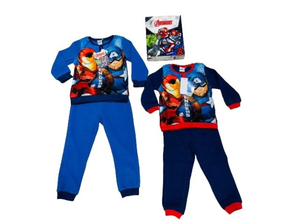 Pigiama In Pile Avengers bambino invernale 2416