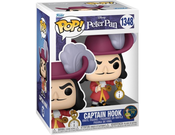 Funko Pop! Disney: Peter Pan 70th - Captain Hook - Capitan Uncino - Figura in Vinile da Collezione - Idea Regalo - Merchandisin