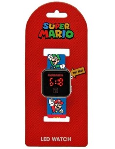 Super Mario - Orologio da polso digitale Led per bambini,...