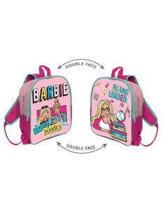 Zaino Barbie Zainetto Scuola Asilo 30 cm Double Face...