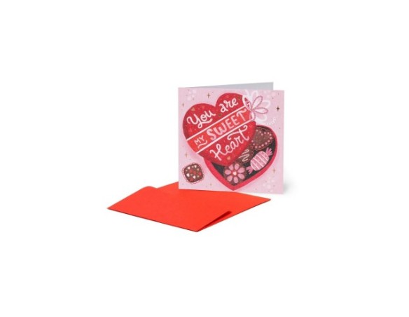 Legami ! BIGLIETTO D'AUGURI SAN VALENTINO PICCOLO - SCATOLA DI CIOCCOLATINI