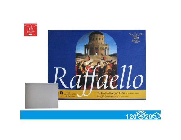 ALBUM DISEGNO 24X34 LISCIO  SQUADRATO RIQUADRATO RAFFAELLO