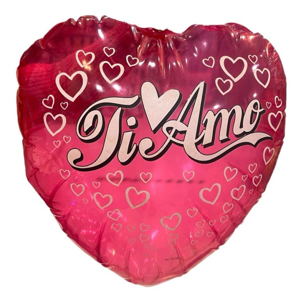 CUORE GONFIABILE 60 CM TI AMO SAN VALENTINO