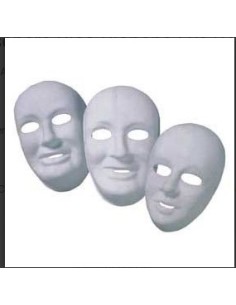 MASCHERA maschere Viso Bianca bianche Eva 21085