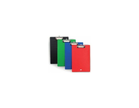 Portablocco con molla in metallo - copertina in PPL - A4 - ROSSO - Iternet