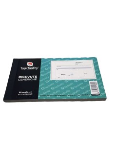 Blocco Ricevute Generiche 2 Copie Autocopianti 10×17 Top...