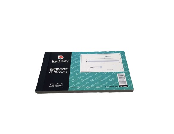 Blocco Ricevute Generiche 2 Copie Autocopianti 10×17 Top Quality