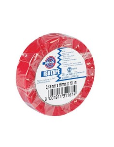 NASTRO ISOLANTE ISOTAPE ROSSO MM15X10MT