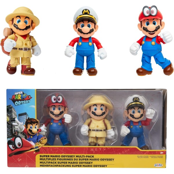 Nintendo Super Mario Odyssey – 3 Action Figure...
