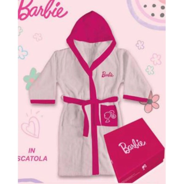 Barbie Accappatoio Ricamato In cotone Con...