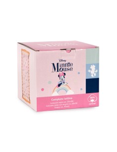 Minnie Mouse, Set Lenzuola Culla, 100% Cotone, Completo... 2
