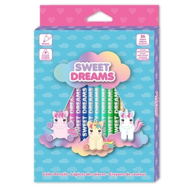 Pastelli Unicorno Sweet dreams matite colorate...