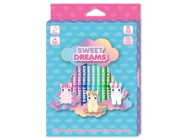 Pastelli Unicorno Sweet dreams matite colorate pz 36