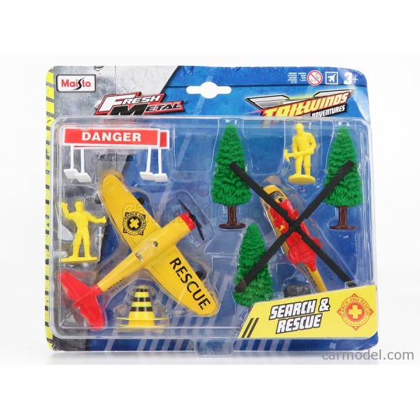 SET DIORAMA AEREO cm. 9 + ELICOTTERO cm. 12...