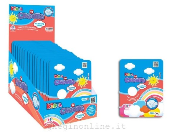 Pasta da modellare Sabbia cinetica GLOBO Modelling Cloud 5 Colori