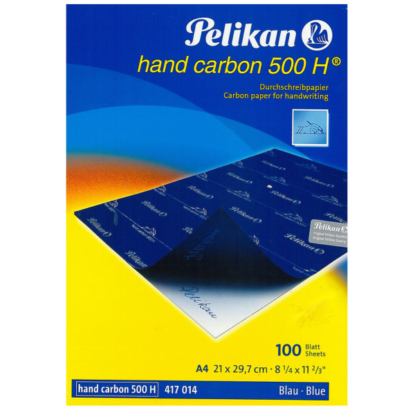 CARTA COPIATIVA A4 BLU PELIKAN 500 H HAND...