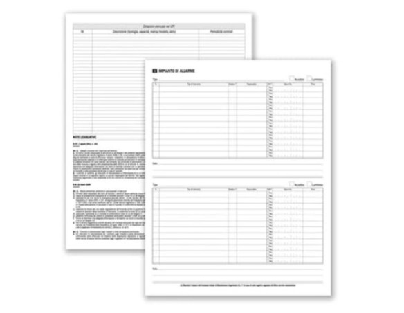 DATA-UFFICIO - Registro sicurezza/controlli prevenzione incendi 48pag. data ufficio - DU137550000 -