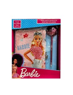 Diario con paillettes reversibile Barbie