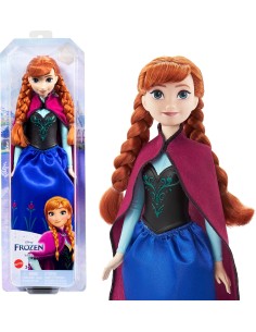 Disney Frozen - Anna, bambola con abito elegante e...