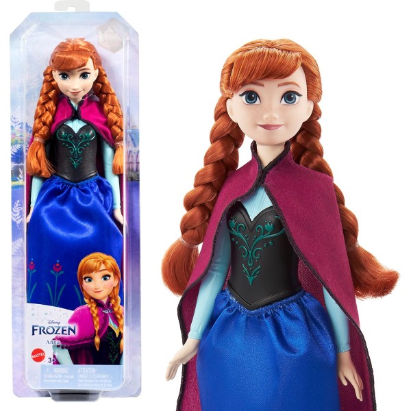 Disney Frozen - Anna, bambola con abito...