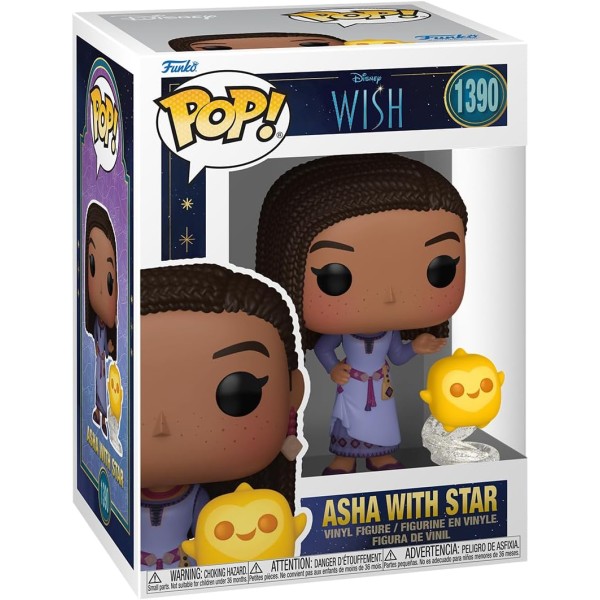 Funko POP! & Buddy: Disney Wish - Asha - Figura...