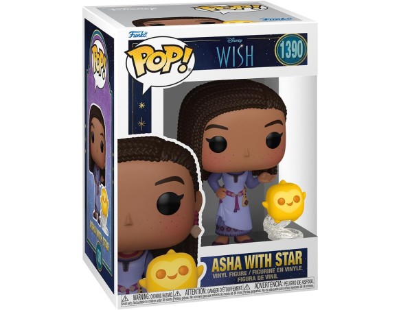 Funko POP! & Buddy: Disney Wish - Asha - Figura in Vinile da Collezione - Idea Regalo - Merchandising Ufficiale - Giocattoli pe