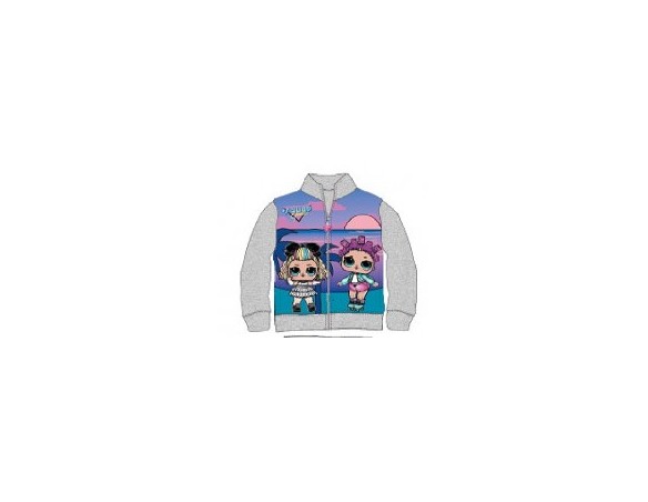 FELPA INVERNALE BAMBINA JOGGING CON ZIP LOL SURPRISE 4 ANNI