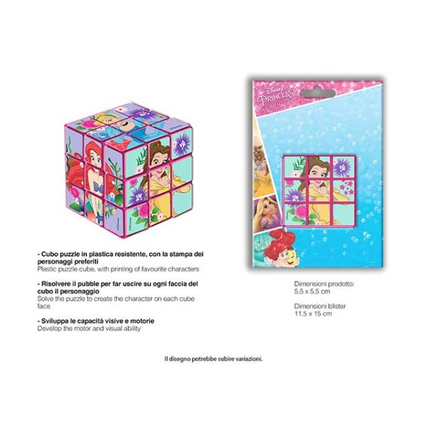 CUBO MAGICO PRINCIPESSE PRINCESSO CUBO DI RUBIK...