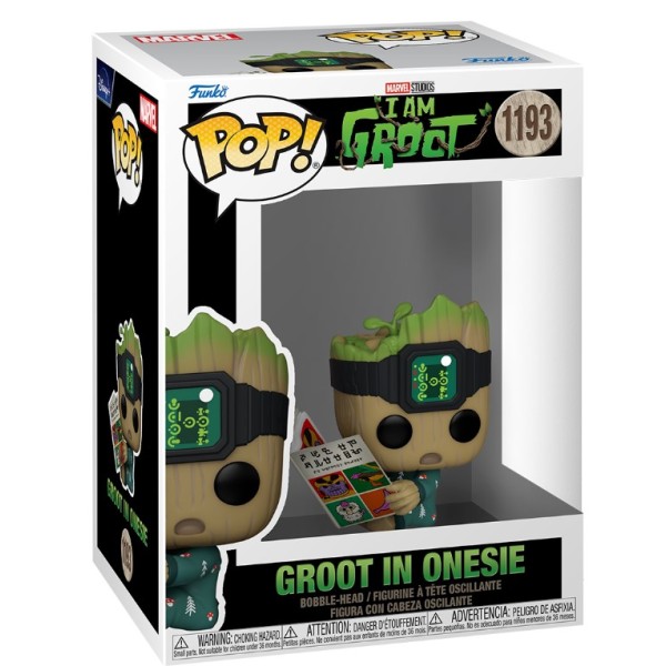 Funko POP! I Am Groot : Groot in Onesie w/Book...