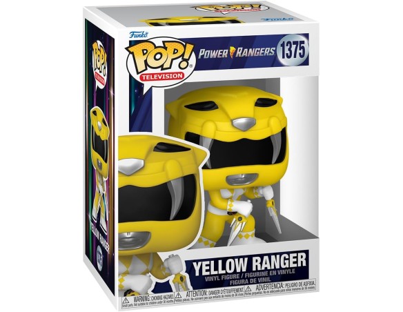 Funko Pop! TV: Mighty Morphin Power Rangers 30th - Yellow Ranger - Power Rangers TV - Figura in Vinile da Collezione - Idea Reg