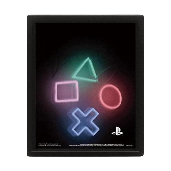 Playstation Cornice: Play 28x23cm PLAYSTATION