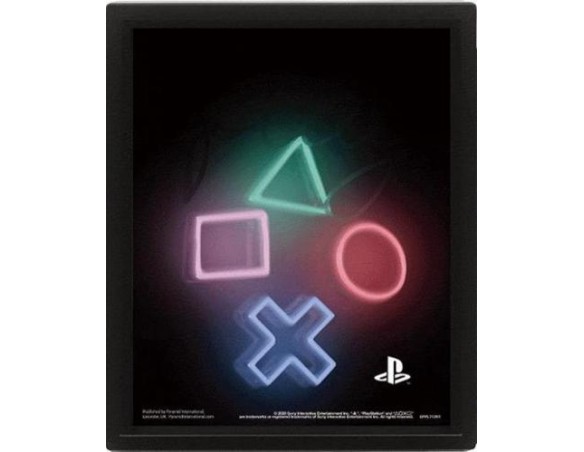 Playstation Cornice: Play 28x23cm PLAYSTATION