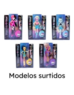 Nice Group- Monster High Nail Pen Make Up, Multicolore,...