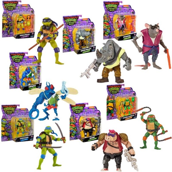 Ninja Turtles Action Figure 12cm Assortito