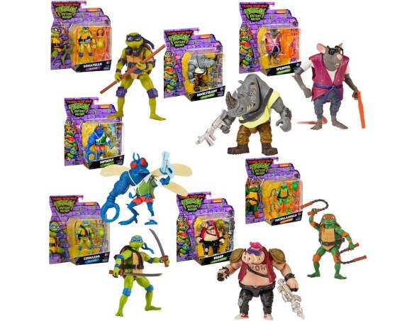 Ninja Turtles Action Figure 12cm Assortito